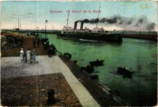 CPA AK Ostende - Le depart de