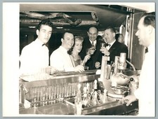 3 PHOTOS VINTAGE A BORD DU SS JADRAN BATEAU EQUIPE NAVIGATION PHOTO VINTAGE 1960