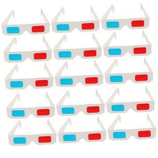 Lot de 60 lunettes 3D anaglyphes universelles en papier pour cinéma