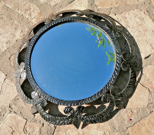 Ancien miroir art déco - miroir, art-déco