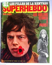 SUPERHEBDO N°25 du 24/09/1970; Les Stones/ Gelin/ Jobert/ Visconti/ Moustaki/...