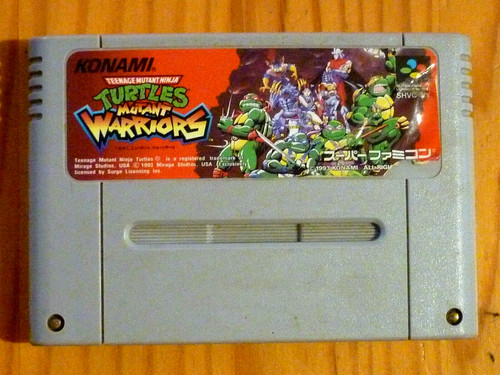 Turtles mutant warriors snes - turtles,