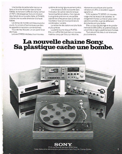 Publicite 1976 sony hi - publicite,