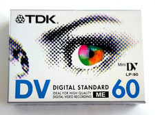 TDK DV Digital Standard 60 – Cassette Mini DV Caméscope – Neuve sous blister