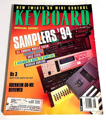 Keyboard magazine august 1994 - keyboard,