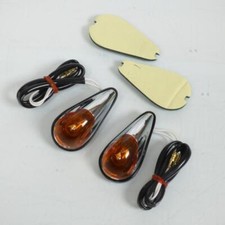 Clignotant goute d'eau chromé