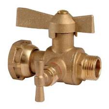 robinet après compteur boisseau sphérique à purge raccord MF