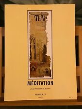Massenet Méditation de Thais partition violon et piano éditions Heugel
