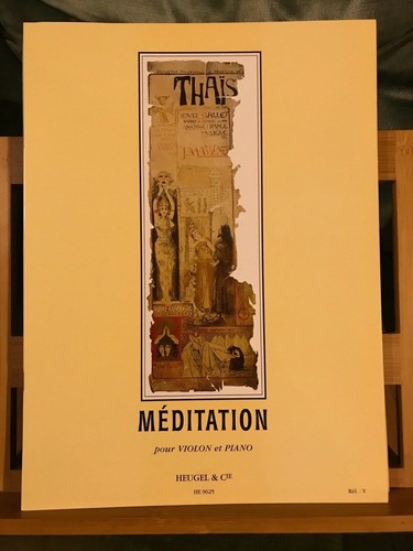 Massenet méditation thais - de,