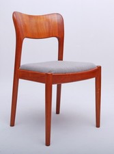 6X Chaise De Salle À Manger Niels Koefoed Pour Hornslet Neuve Rembourrée