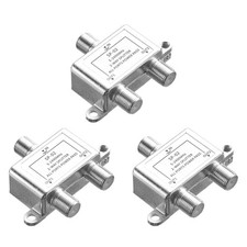 3X Diviseur de Câble Coaxial