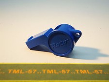 Sifflet ROCO - Sifflet publicitaire années 1990 Chef de Gare - Bleu