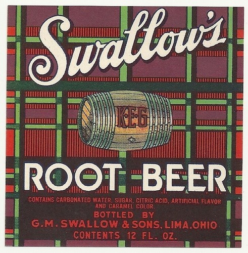 Swallow keg root beer soda - keg,