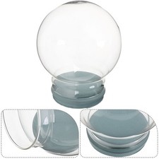  2 Pcs Snow Globe for Diy Crafts Clear Globes Mini Boule Neige Boules À D'eau