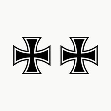 Autocollants Croix de Malte