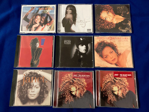 Konvolut 9tlg janet - cd-konvolut, jackson