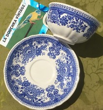 VILLEROY & BOCH 1950s COFFEE/TEA CUP & SAUCER~BURGENLAND~MADE IN GERMANY~PERFECT