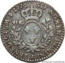 E8514 Rare 1/10 Ecu Louis XVI 1776 A Paris Argent -> Faire Offre