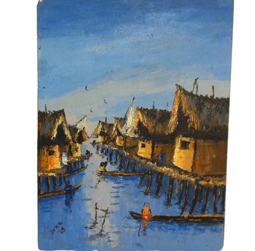 Ancienne peinture hsp paysage - peinture,