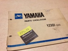 Yamaha parts list - , yz80j