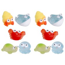  10 Pcs Animaux Marins Décoration Figurines De Petits Figures D'animaux Mer