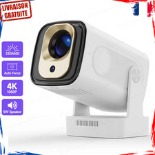 Projecteur Portable Full HD 1080P 4K WiFi BT AutoFocus 330 ANSI Vidéoprojecteur