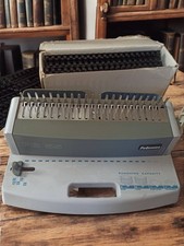 Perforeuse relieuse Fellowes PB55 d’occasion, machine à relier vintage bureau