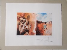 Lithographie, Salvador Dali  "