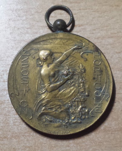 Médaille belge femme nue - médaille,