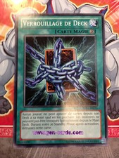 Carte YU GI OH VERROUILLAGE DE