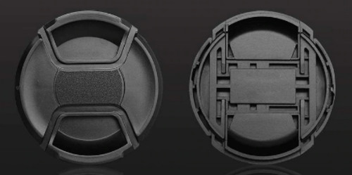Front snap lens cap - snap-on, camera