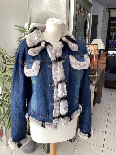 Veste blouson jean rebecca - blouson, en
