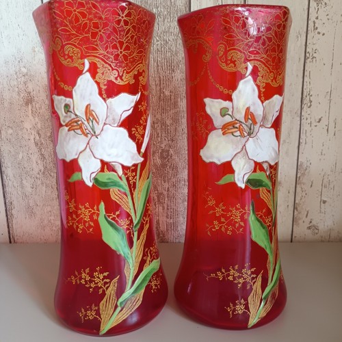 Vases anciens émaillé - vases, legras