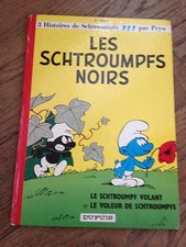 les schtroumpfs noirs 1974 dos