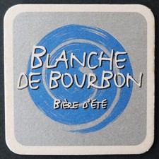 Sous-bock bière BLANCHE DE BOURBON La Réunion coaster 1