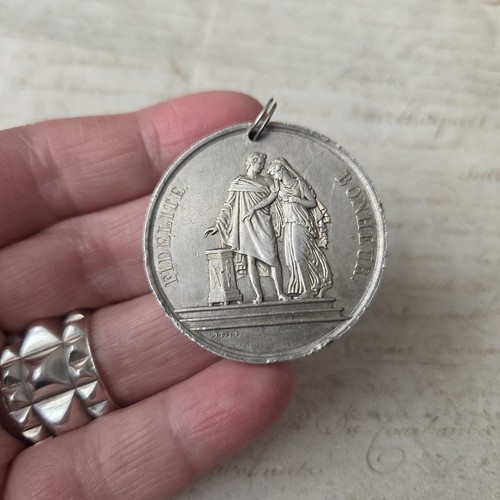 Médaille mariage argent - en,
