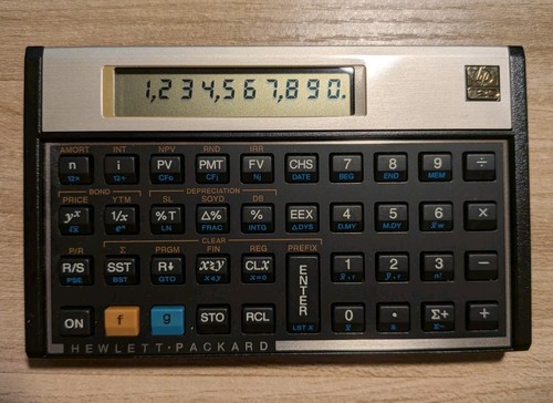 12c financial calculator - hp,