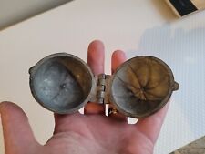 Ancien moule à chocolat glace massepain en étain marque CC forme fruit XIXè XXè