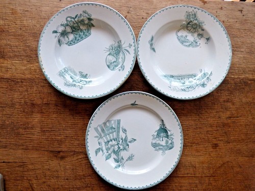 Lot assiettes ancienne - 3,