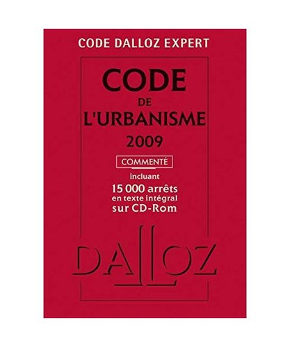 Code urbanisme 2009 - de, l'urbanisme