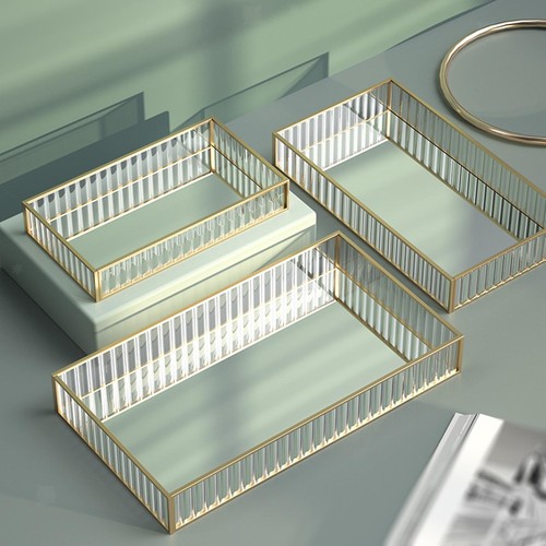 Plateau miroir verre - en,