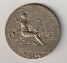 Médaille, XIIIème Exposition  de Bordeaux 1895 -Société Philomathique