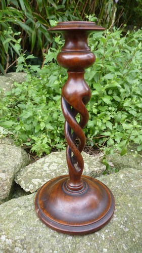 Barley twist oak bougeoir - oak,