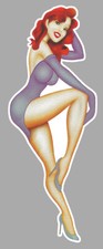 STICKER PIN UP VINTAGE ROUSSE