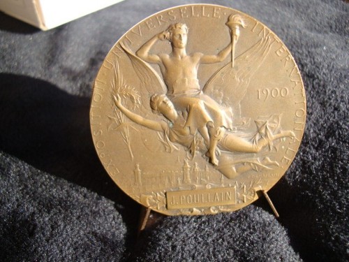 Médaille plate bronze - médaille,