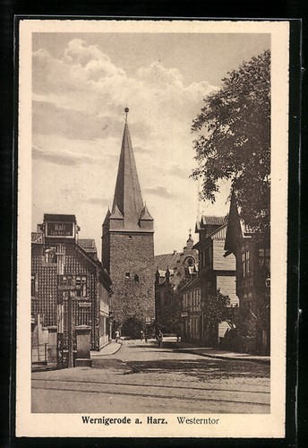 Carte postale wernigerode - postale, en