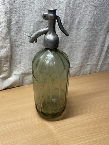 Ancien siphon eau verre - eau,