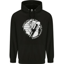 Hoodie Enfant Drôle De Snowboard Ne Me Suivez Pas