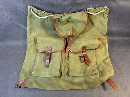 Ancien petit sac besace - , en