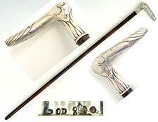 Canne pommeau argent - pommeau,